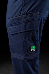 FXD WP-12C Mens Cuffed Elastic Waist Stretch Ripstop Work Pants