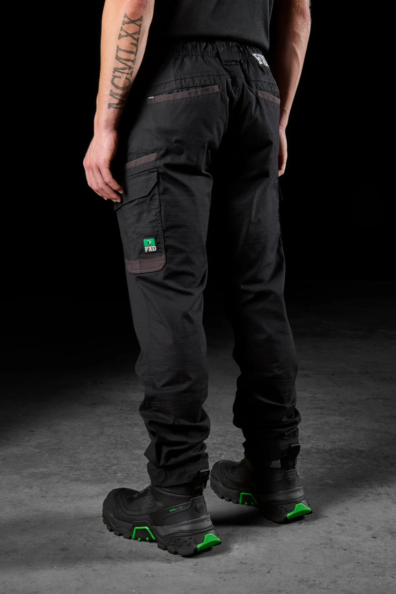 FXD WP-12 Mens Elastic Waist Stretch Ripstop Work Pants