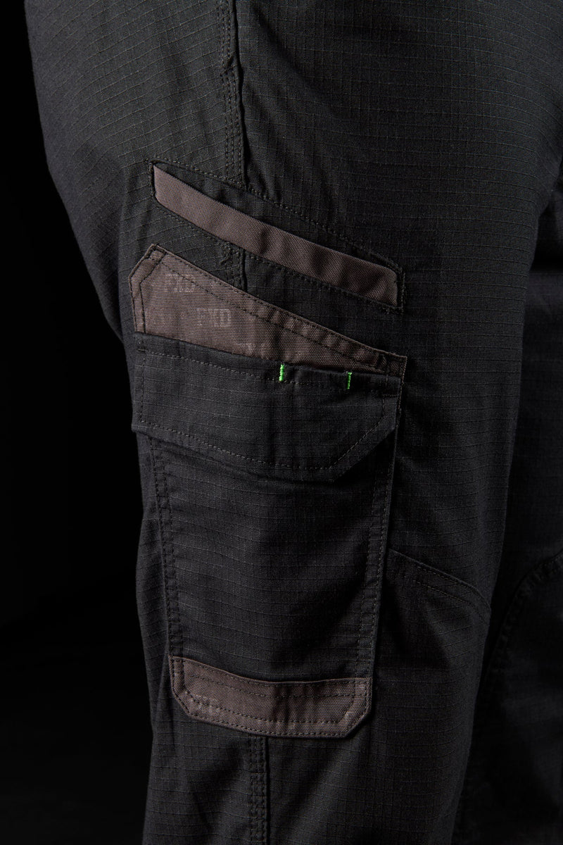 FXD WP-12 Mens Elastic Waist Stretch Ripstop Work Pants