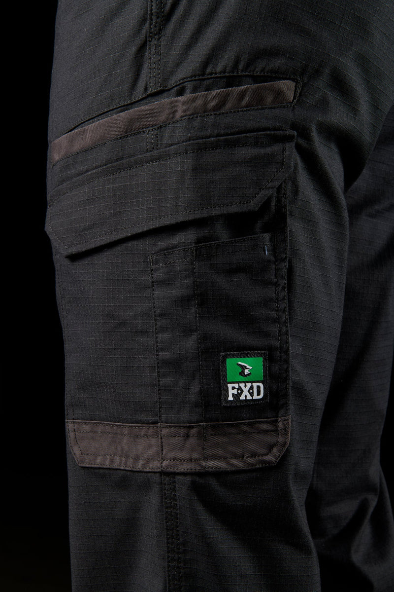 FXD WP-12 Mens Elastic Waist Stretch Ripstop Work Pants