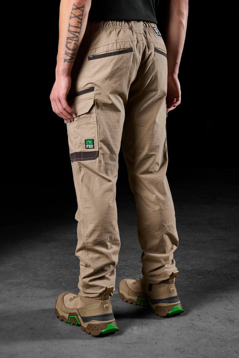 FXD WP-12 Mens Elastic Waist Stretch Ripstop Work Pants