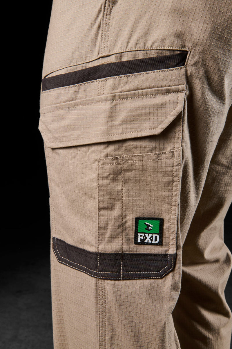 FXD WP-12 Mens Elastic Waist Stretch Ripstop Work Pants