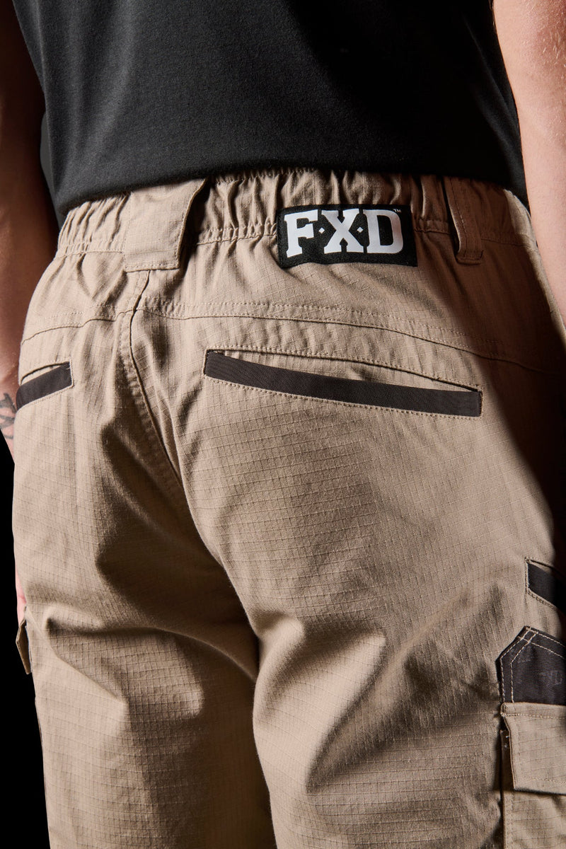 FXD WP-12 Mens Elastic Waist Stretch Ripstop Work Pants