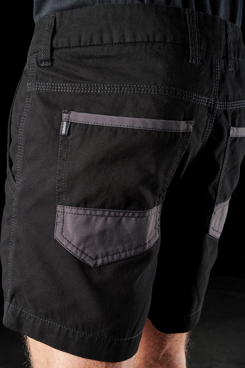 Close up of side pocket on Black FXD WS-2 Men's Short Shorts