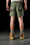 Back of Green FXD WS-2 Men's Short Shorts