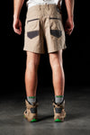 Back of Khaki FXD WS-2 Men's Short Shorts