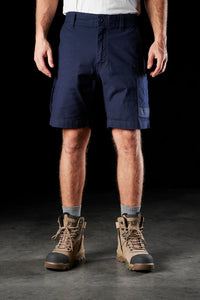 Front of Navy FXD WS-3 Men's Stretch Work Shorts