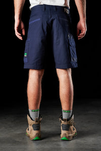 Back of Navy FXD WS-3 Men's Stretch Work Shorts