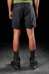 Back of Black FXD WS-4 Men's Repreve Stretch Ripstop Work Shorts