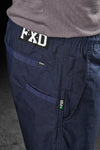 Close up of waist on FXD WS-4 Men's Repreve Stretch Ripstop Work Shorts