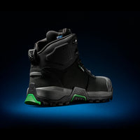 Back angle of FXD WB-2 Men's Nitrolite Mid Cut Safety Boot