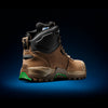 Back angle of Stone FXD WB-2 Men's Nitrolite Mid Cut Safety Boot