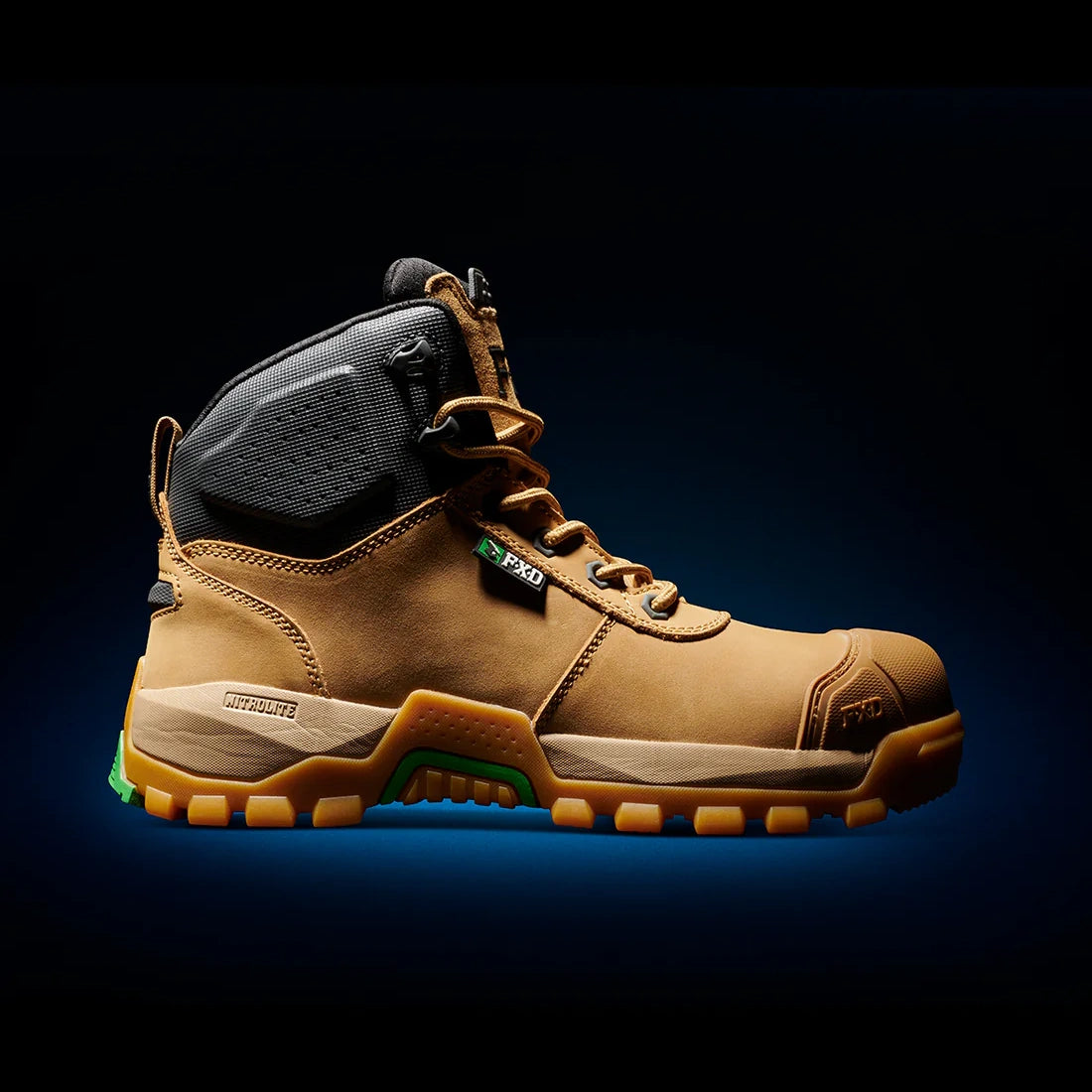 Side of Wheat FXD WB-2 Men's Nitrolite Mid Cut Safety Boot