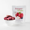 Forager Fruits Freeze Dried Apple Wedges Infused With Blackcurrant in a bowl
