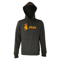 Front of Spika Mens GO Classic Hoodie in Black