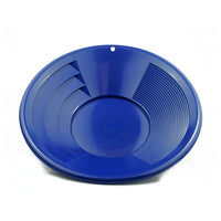 14 Inch Dual Riffle Plastic Gold Pan in Blue