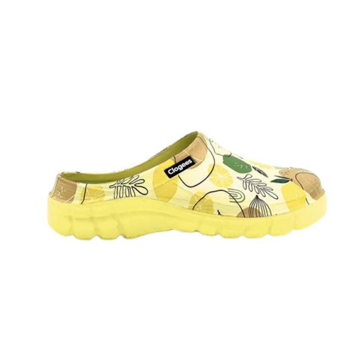 Clogees Womens Garden Clog in Lemon Lime