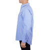 Side of Hard Slog Mens Ron Half Placket Long Sleeve Shirt