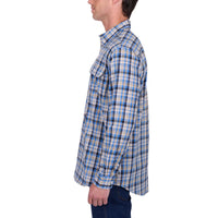 Hard Slog Mens Gibson Half Placket Long Sleeve Shirt
