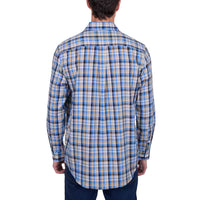 Hard Slog Mens Gibson Half Placket Long Sleeve Shirt