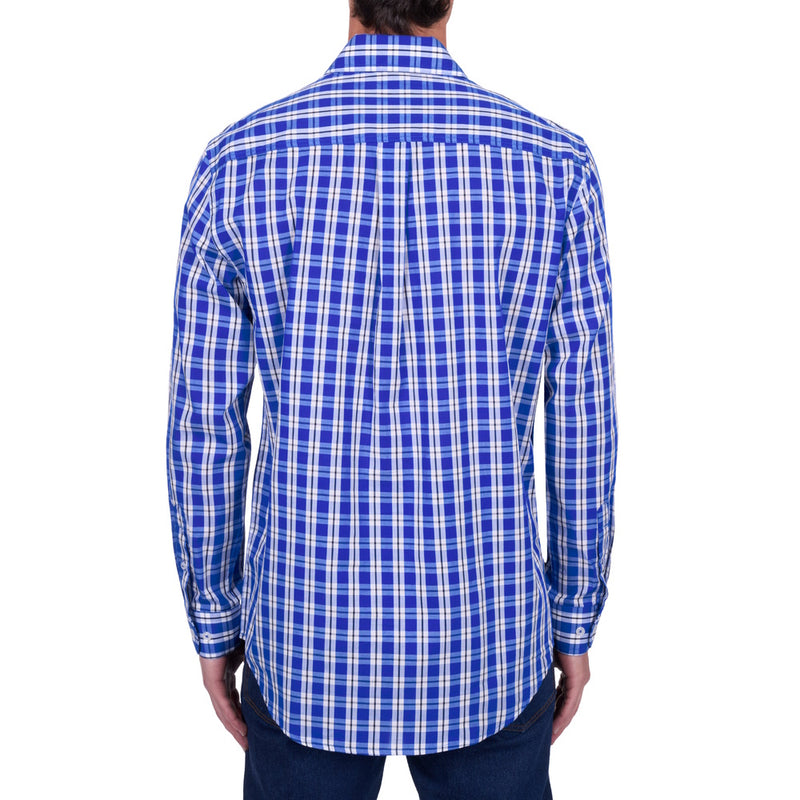 Hard Slog Mens Levers Half Placket Long Sleeve Shirt