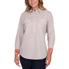 Hard Slog Womens Sara Half Placket Long Sleeve Shirt