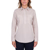 Hard Slog Womens Sara Half Placket Long Sleeve Shirt
