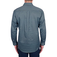 Hard Slog Mens Blake Half Placket Long Sleeve Shirt