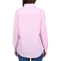 Hard Slog Womens Clara Half Placket Long Sleeve Shirt