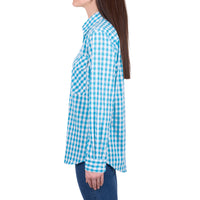 Hard Slog Womens Fay Full Placket Long Sleeve Shirt