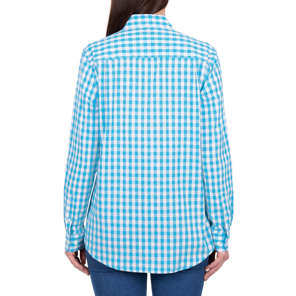Hard Slog Womens Fay Full Placket Long Sleeve Shirt