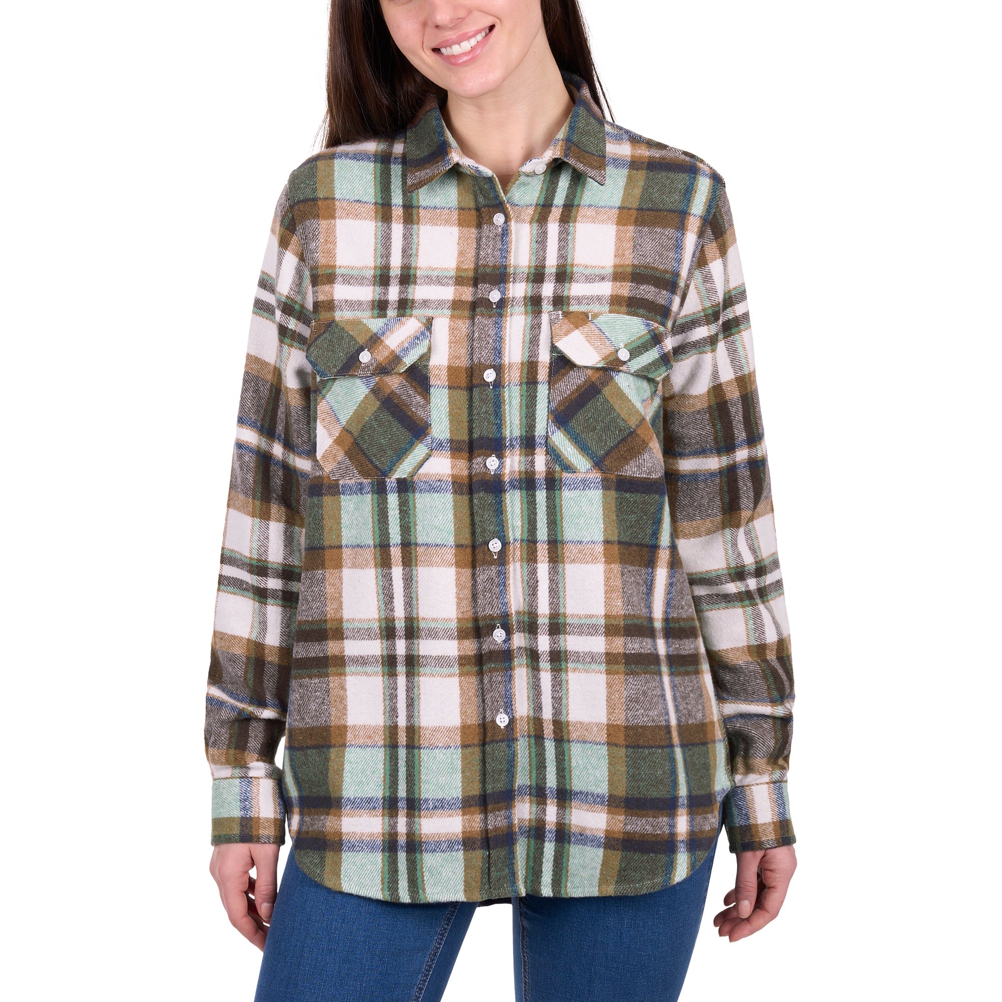 Hard Slog Womens Elle Thermal Long Sleeve Shirt