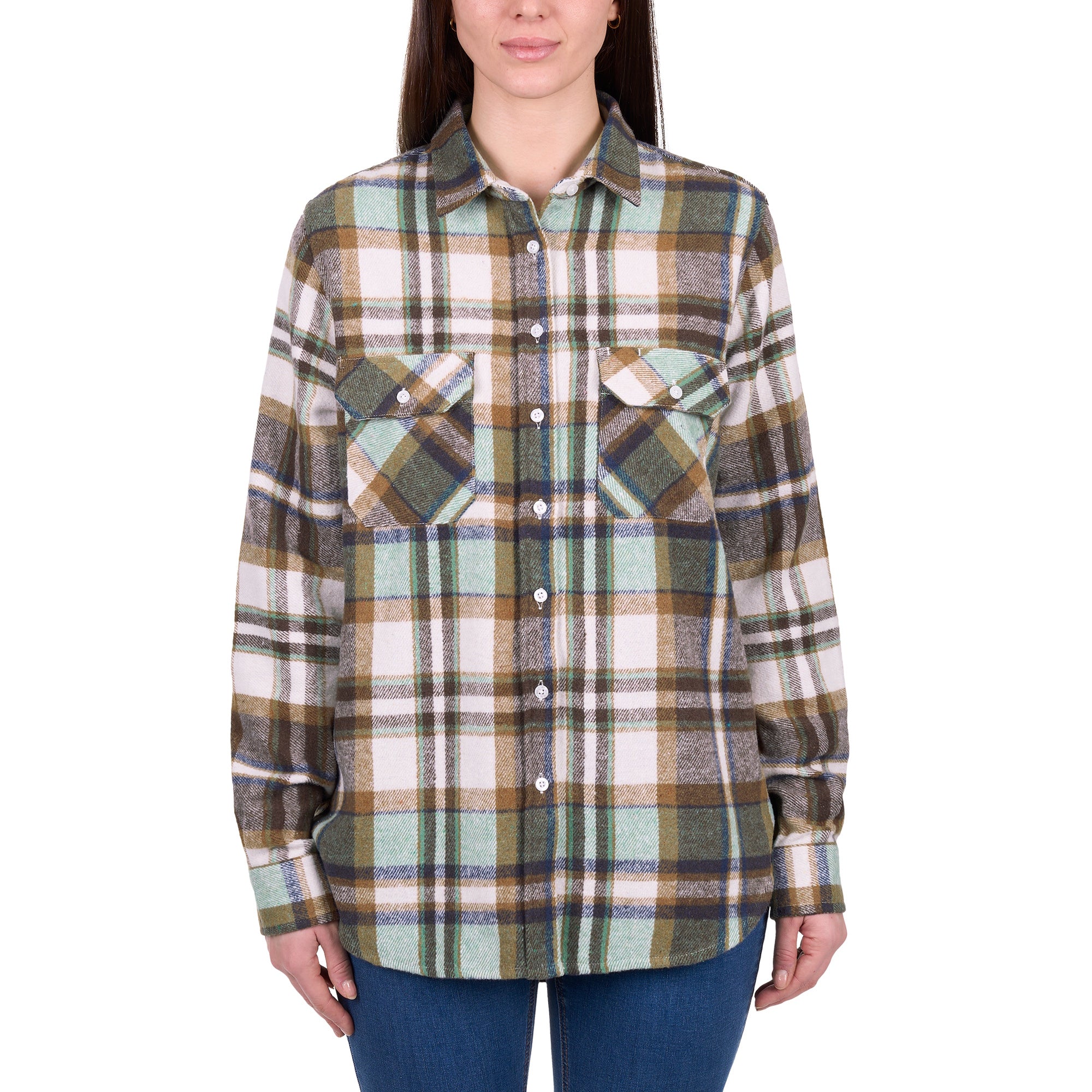 Hard Slog Womens Elle Thermal Long Sleeve Shirt