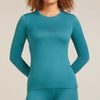 Icebreaker Womens Merino 200 Oasis Long Sleeve Crewe Thermal Top