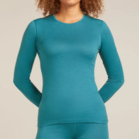 Icebreaker Womens Merino 200 Oasis Long Sleeve Crewe Thermal Top