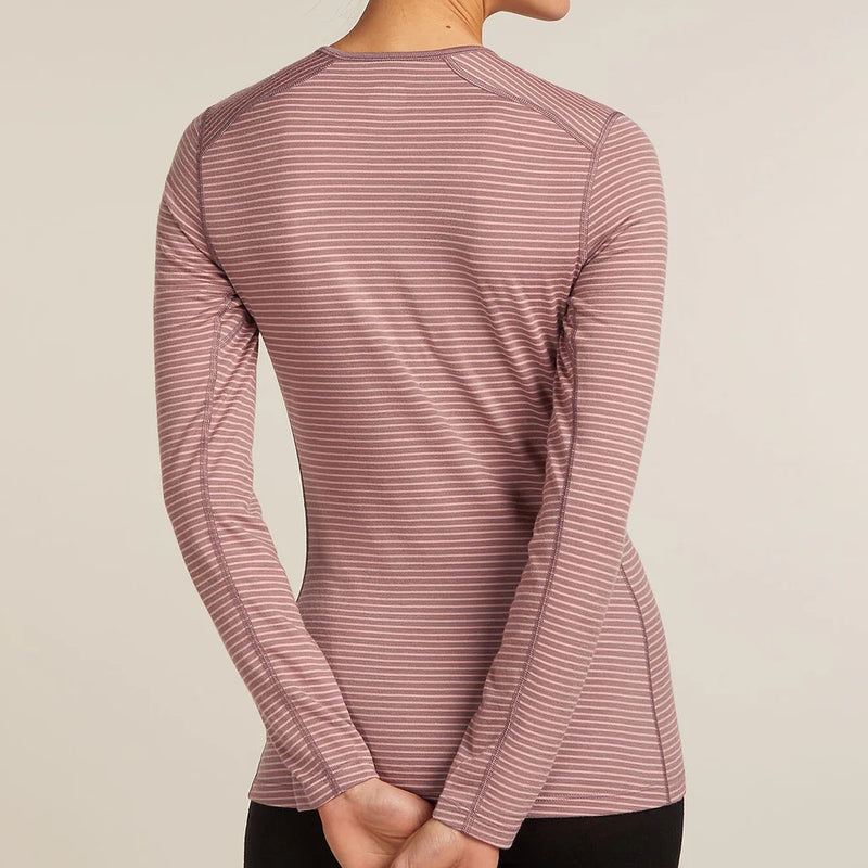 Icebreaker Womens Merino 200 Oasis Long Sleeve Crewe Thermal Top