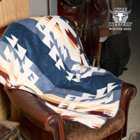 Pure Western Kayce Blanket on chair