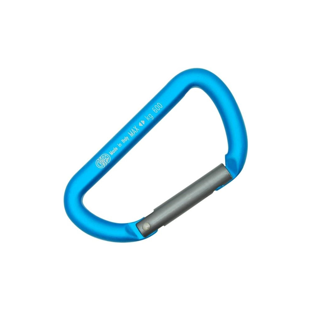 Kong 751 Mini D Carabiner Cyan