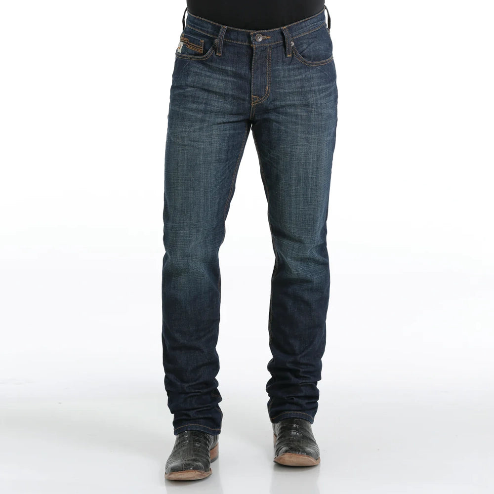 Cinch Mens Jesse Slim Mid Rise Straight Leg Jeans