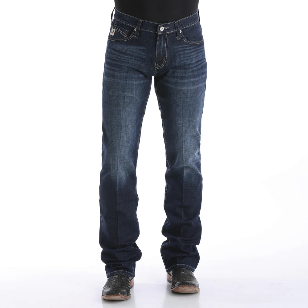 Cinch Mens Ian Slim Mid Rise Boot Cut Jeans