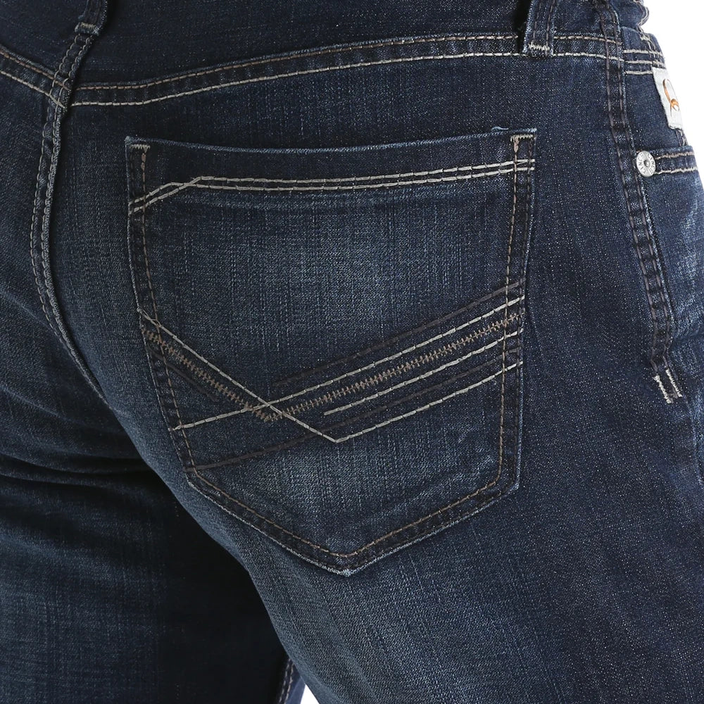 Cinch Mens Ian Slim Mid Rise Boot Cut Jeans