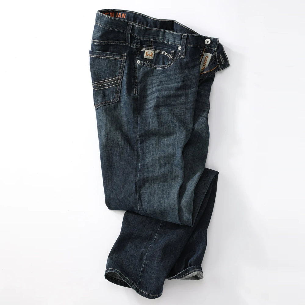 Cinch Mens Ian Slim Mid Rise Boot Cut Jeans