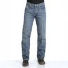 Cinch Mens White Label Mid Rise Relaxed Straight Leg Rigid Jeans