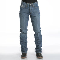 Cinch Mens Silver Label Mid Rise Slim Straight Leg Rigid Jeans