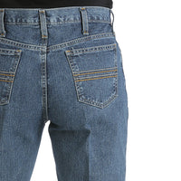 Cinch Mens Silver Label Mid Rise Slim Straight Leg Rigid Jeans