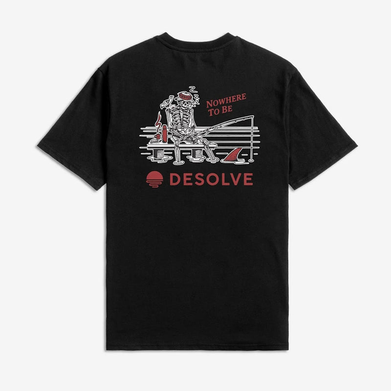 Back of Desolve Mens Nowhere To Be Tee