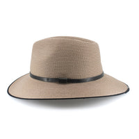 Side of Taupe Oogee Bowman River Fedora