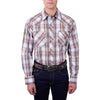 Front of Pure Western Men's Axel Long Sleeve Shirt