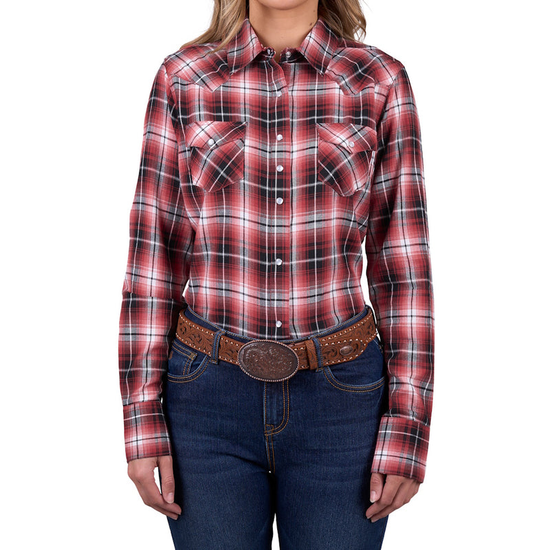 Front of Pure Western Women's Joyce Long Sleeve Shirt