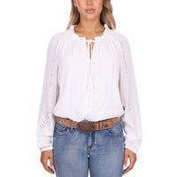 Pure Western Womens Pepper Long Sleeve Blouse
